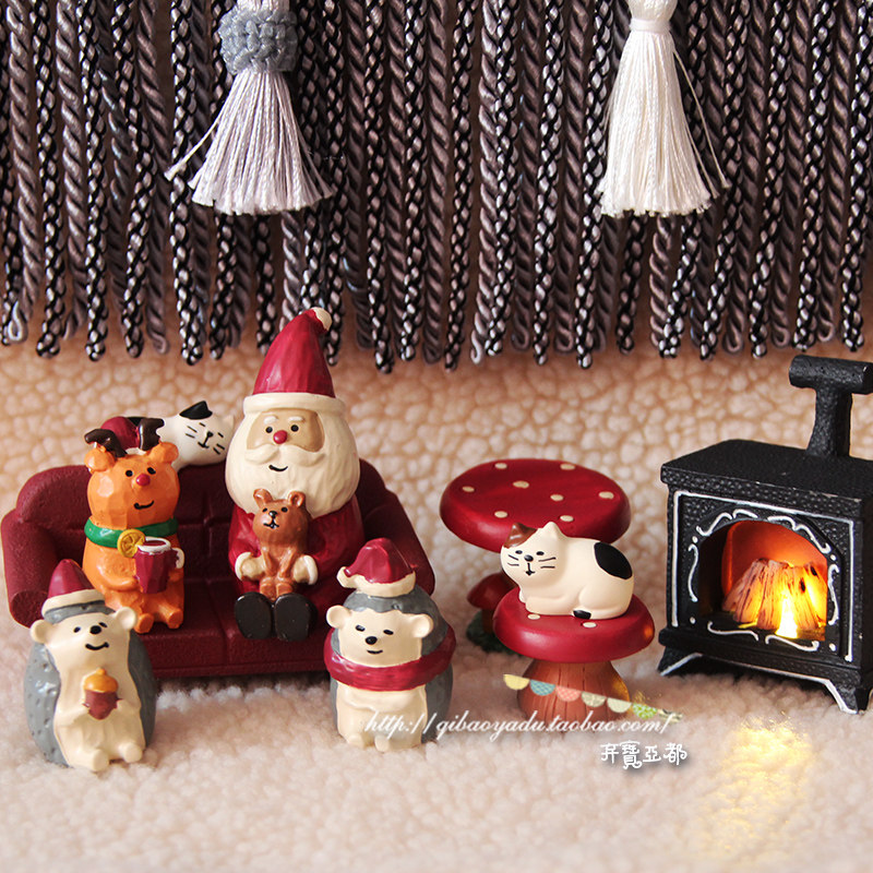 日式风森系公仔树脂微景观摆件