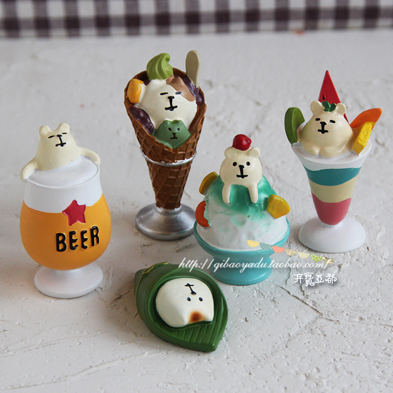 呆萌树脂车载日式摆件热卖