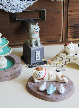 日式风树脂微缩扭蛋免邮桌面摆件