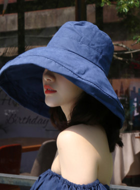 帽子女韩版潮百搭磨砂发渔夫帽