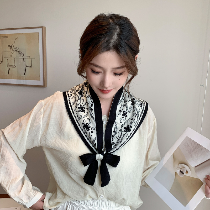 常乡缘四季细长飘带领巾披肩