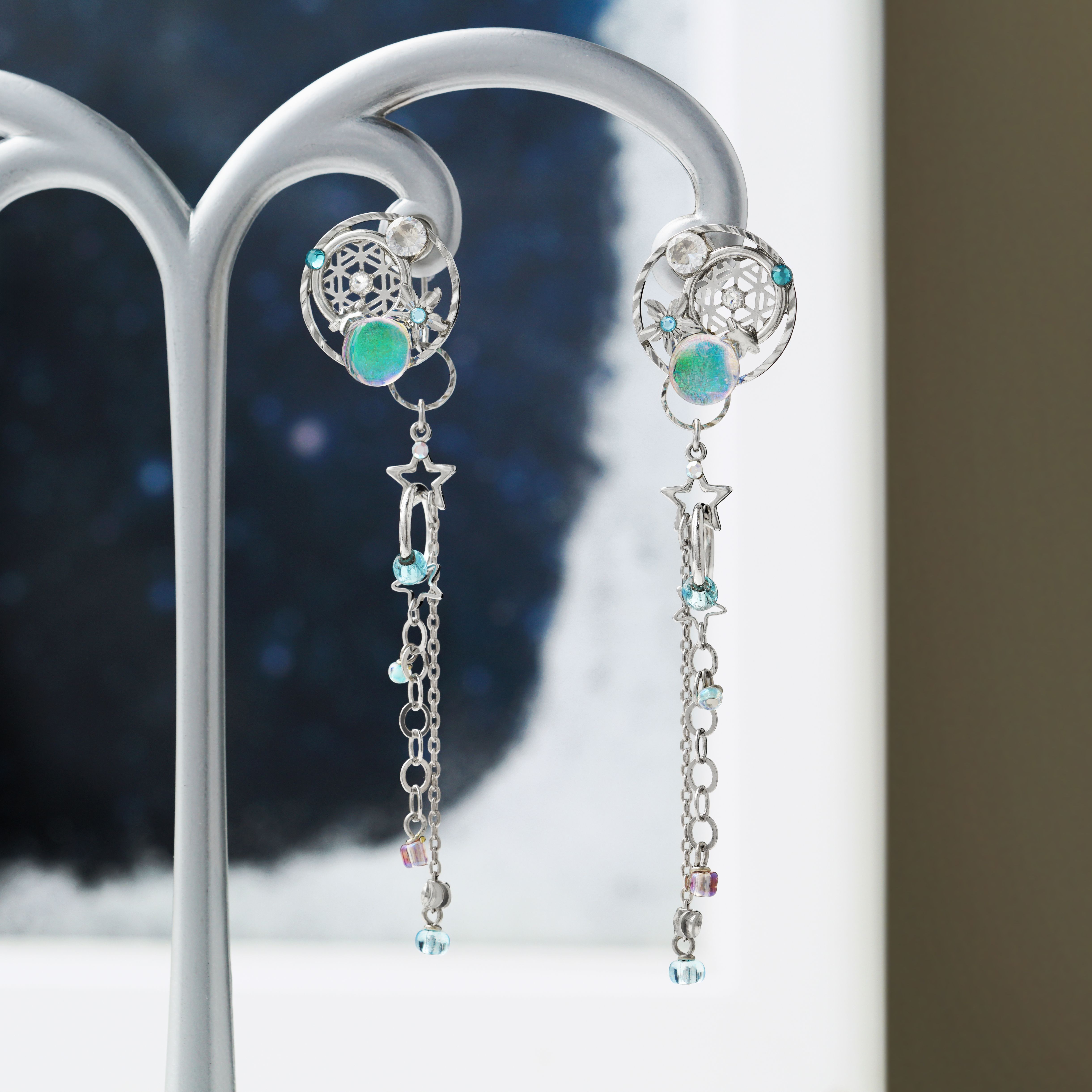 【耳夹】「glacier」冬季新款 日本京都琉璃馆 专利无痛耳夹