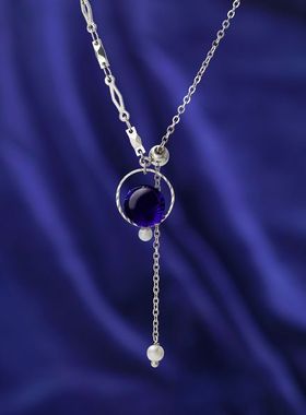 【项链】「苍穹」日本京都琉璃 手工原创项链