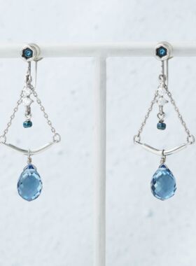 【耳夹】「larme bleue」日本京都琉璃馆 专利无痛耳夹 新品上市