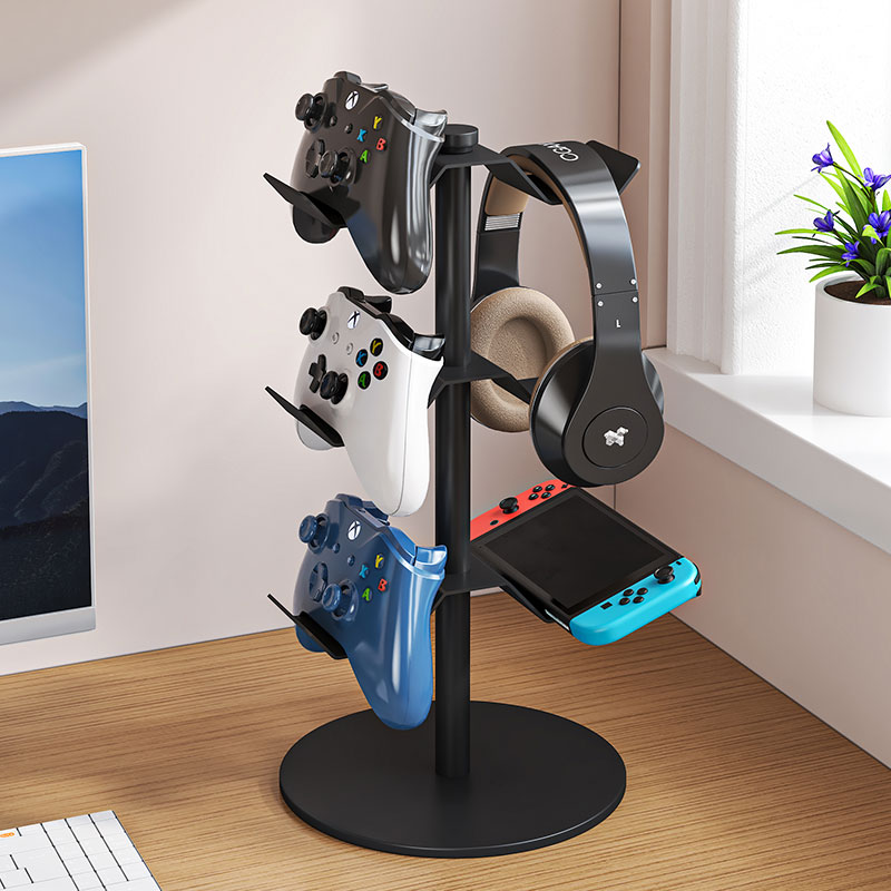 游戏手柄支架桌面收纳挂架xbox/ps5/switch游戏机掌机耳机支架