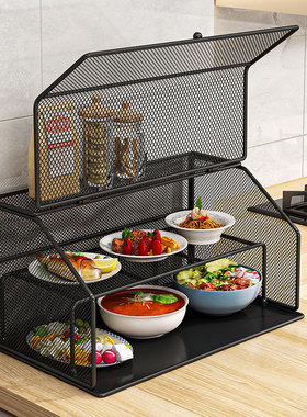厨房置物架台面餐桌饭桌剩菜食物饭菜罩防苍蝇防尘罩家用罩菜神器