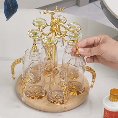 白酒杯架高档轻奢分酒器收纳架