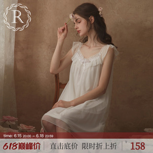 RoseTree吊带睡裙女夏季宫廷公主风蕾丝法式精致绝美睡衣2026新款