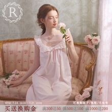 RoseTree纯棉睡裙女款夏季吊带可爱日系甜美公主风睡衣2025新款