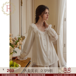 RoseTree宫廷风睡衣女春秋长袖法式复古高级感家居服套装2026新款