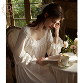 复古宫廷风绝美睡衣2026新款 RoseTree法式 长款 长袖 睡裙女春秋季