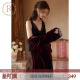 丝绒高级感小众红色婚礼睡袍睡衣套装 RoseTree新娘晨袍女款 秋冬季