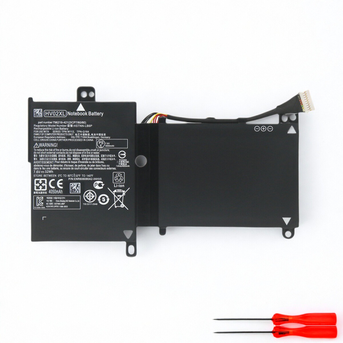 适用惠普HP Pavilion X360 11-K048TU TPN-Q164 HV02XL笔记本电池