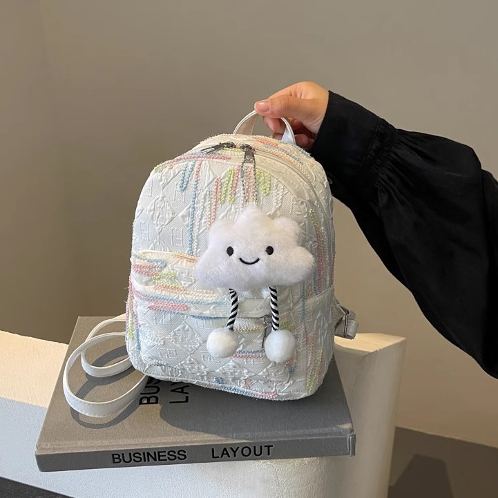 双肩包女旅游轻便高颜值小型迷你小书包2025新款可爱超火小背包