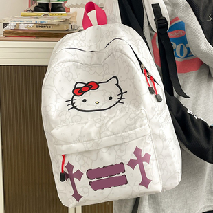 书包初中女生春游背包小学生2026新款 ins小众书包女高颜值双肩包