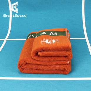 greatspeed四大满贯赛事法网网球毛巾羽毛球运动浴巾透气吸汗速干