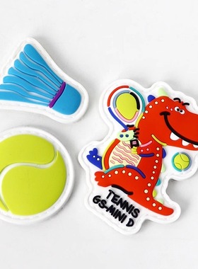 GREATSPEED网球包周边 魔术贴自粘勋章 网球 羽毛球 小恐龙