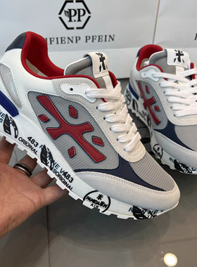 斯丹品牌2025时尚新款真皮轻奢拼接系带户外轻便舒适运动休闲鞋男