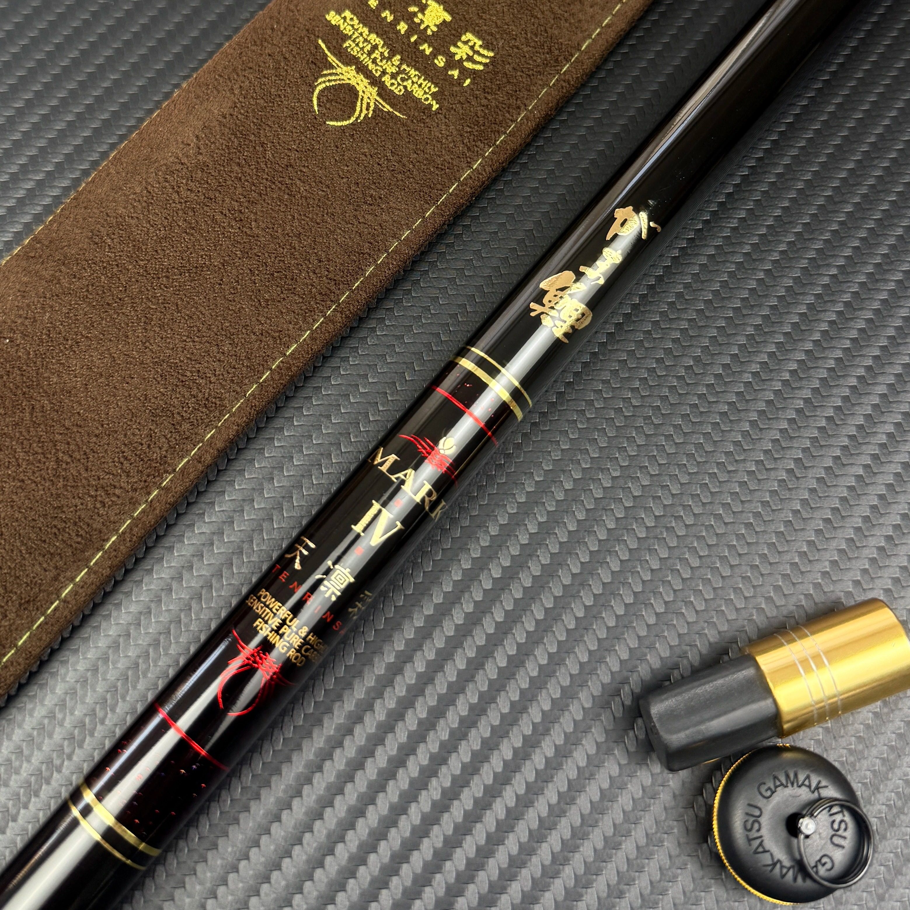 东丽进口碳布伽马卡兹天凛彩3.5H鱼竿GAMAKTSU台钓竞技黑坑偷驴