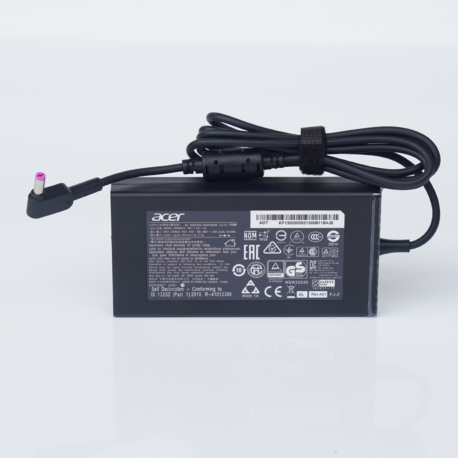 ACER宏基135W原装笔记本N17C1电源适配器19V7.1A/6.92A充电线