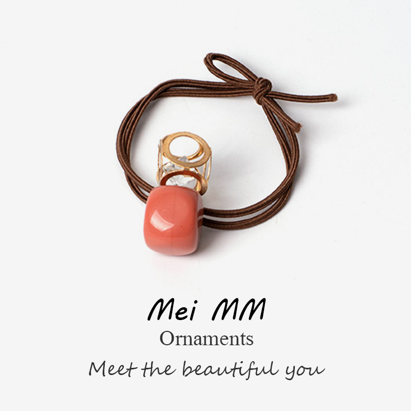 皮筋韩版头绳ins森系发圈