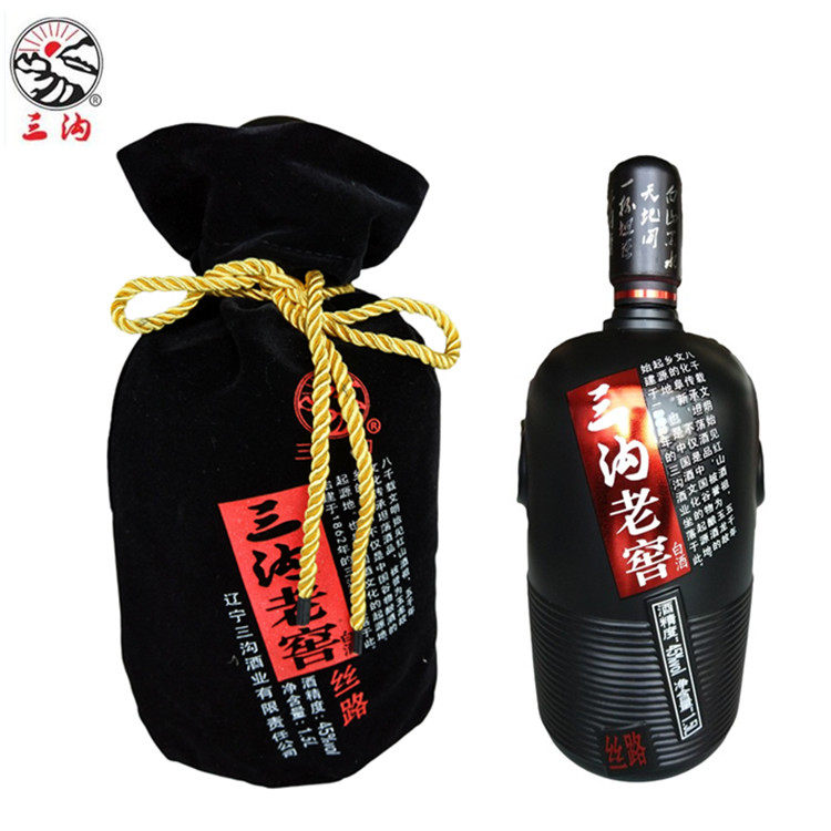 三沟白酒 三沟老窖丝路45度整箱2瓶x1.5L浓香型纯粮酿造白酒