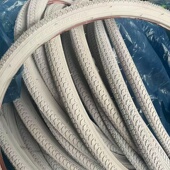 白色外胎24 26寸2.125车胎24X13 8车胎自行车加厚轮胎