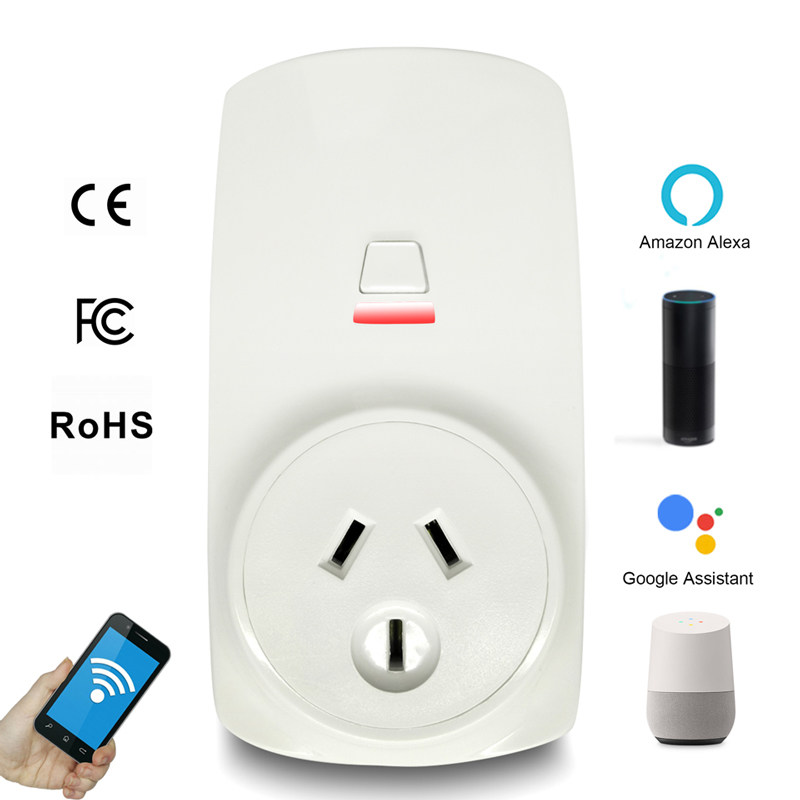 intelligence WIFI socket Australian Standard National standard Long-range mobile phone control switch Timing household google homein the Electronic/Electrician , Smart Home System , Smart Socket  category - from Buy2taobao.com to provide professional Taobao agent buy service