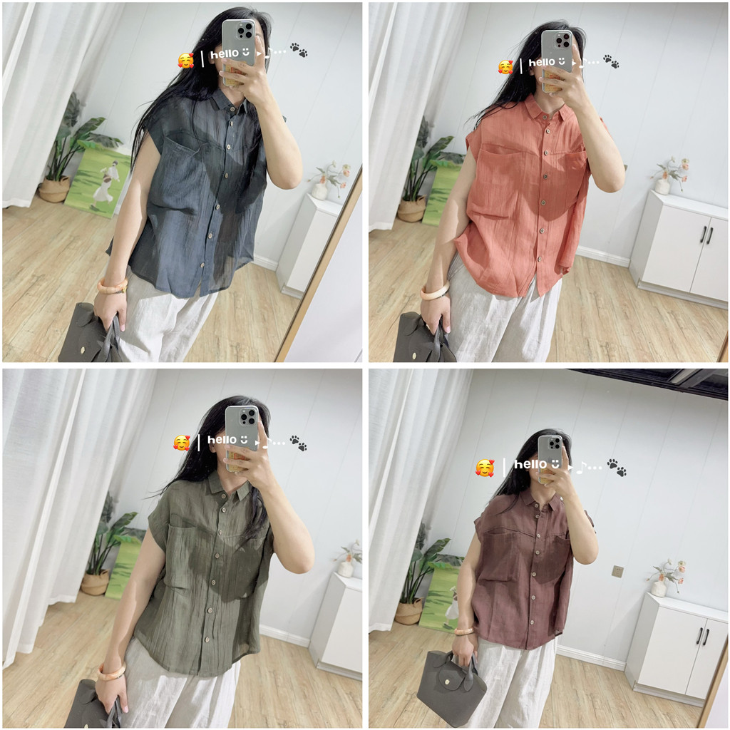 已是五折价，亏清不退换。女夏季衬衫