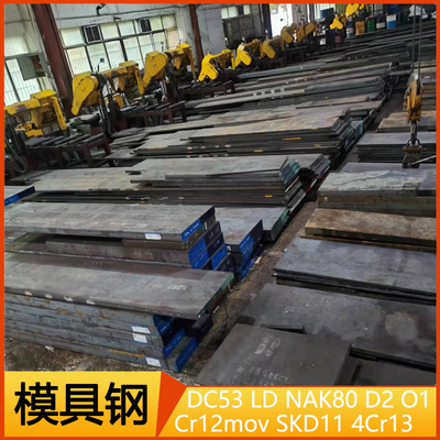 模具钢材 Cr12mov DC53 SKD11 01 D2 4Cr13 718H p20毛料光板精板