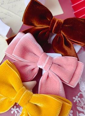 日本进口双面天鹅丝绒36mm和50mm手工diy蝴蝶结饰品头饰品丝带