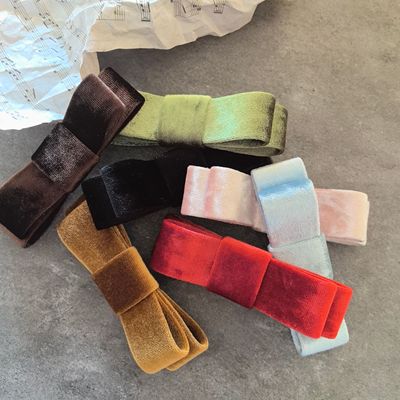 diy加厚定型蝴蝶结丝绒丝带