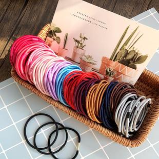 布妮 韩国进口KNK大号发圈皮筋饰品基础材料3mm大肠发绳头饰品