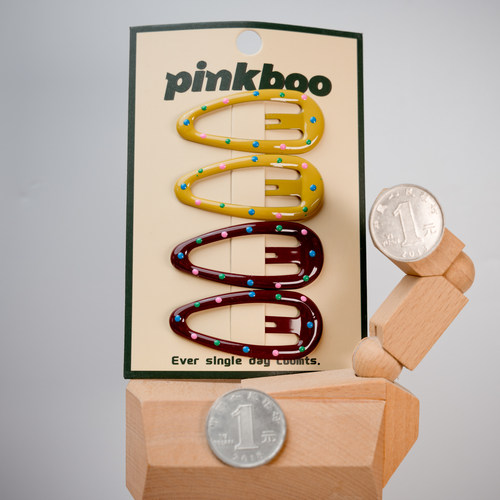 防生锈儿童中号碎发夹前额发卡