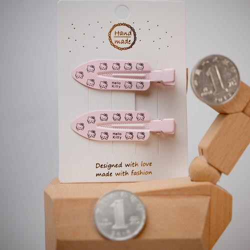 五对包邮中号无痕碎发夹儿童刘海夹洗脸用压夹头饰侧边夹发卡子