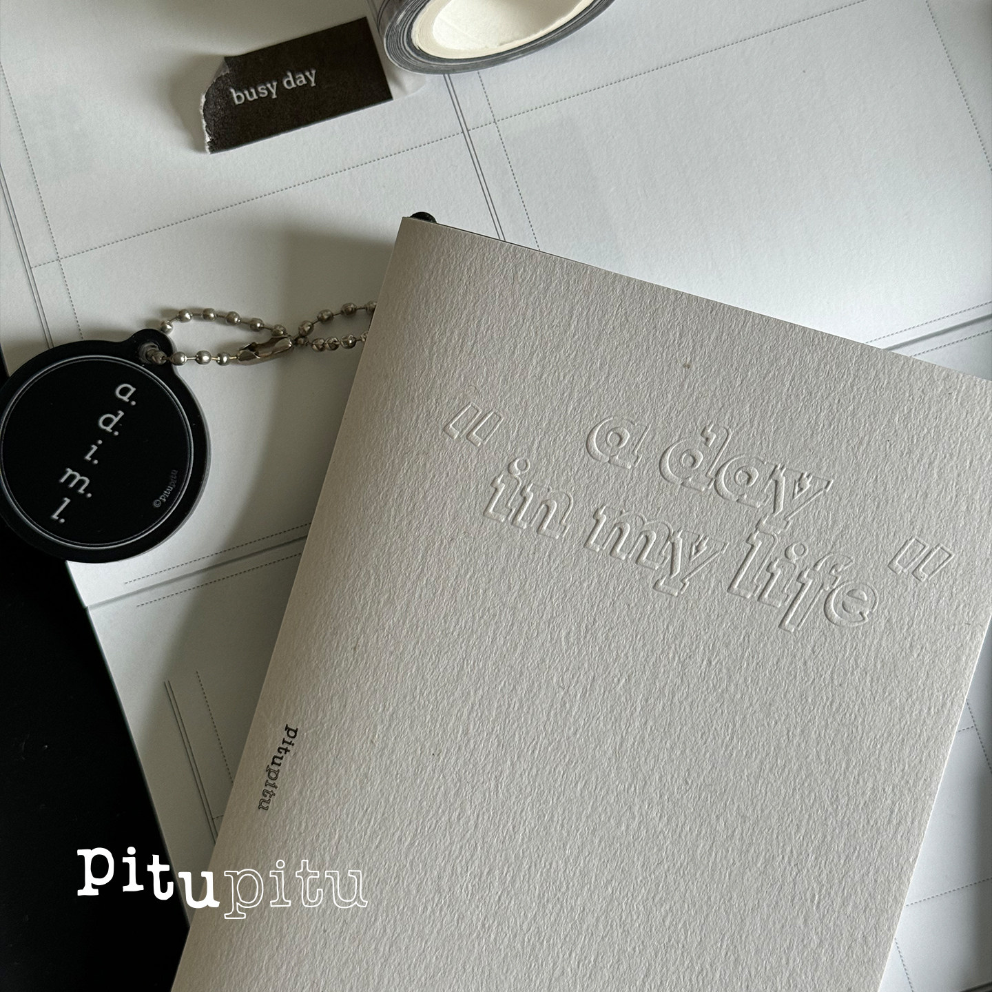 pitupitu原创周计划手帐便携简约图片