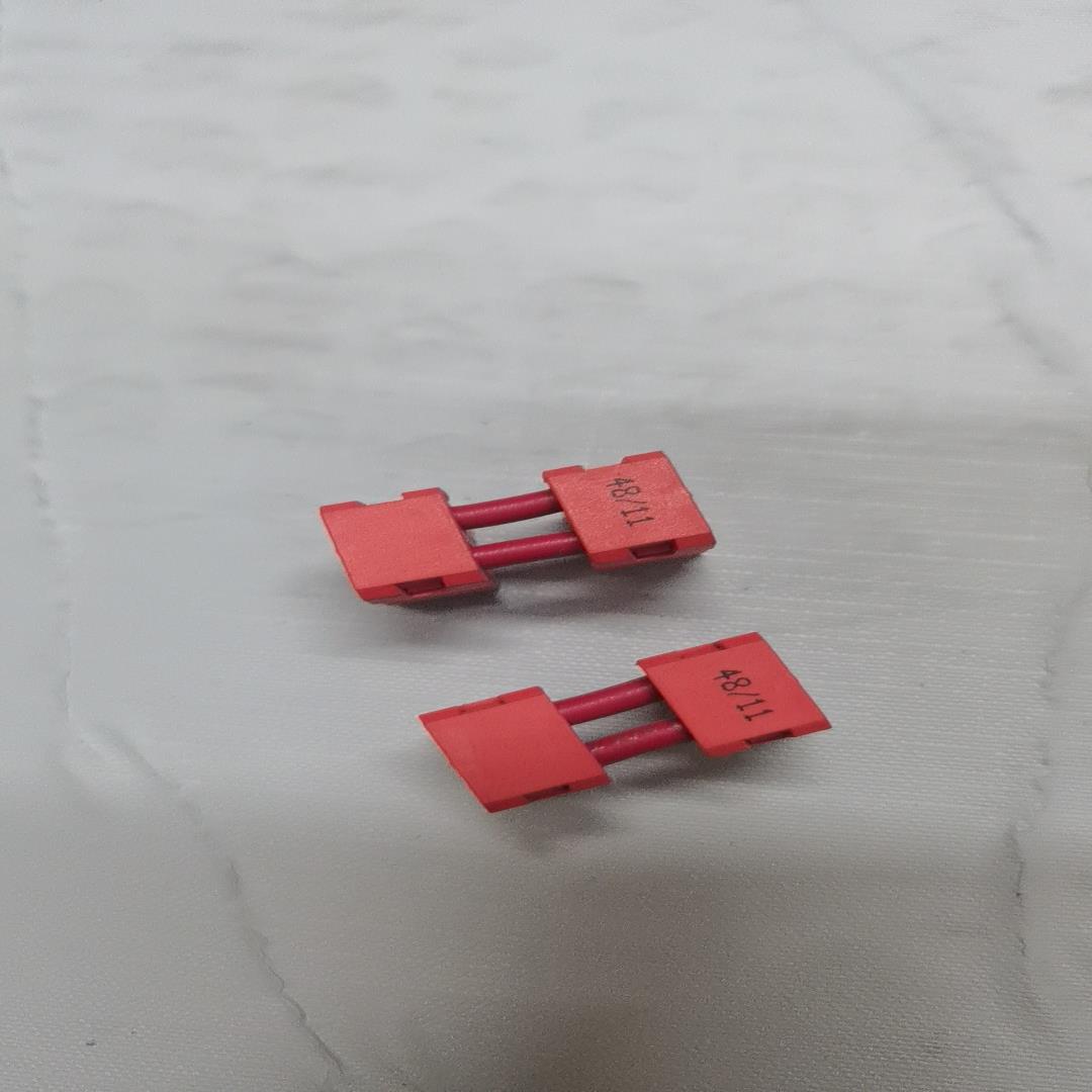 【议价】西门子S120驱动器配件24v电源插头红色跳线新的两只