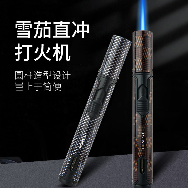 正品百诚503笔式气焊枪喷枪防风充气直冲明火双用便携丁烷打火机