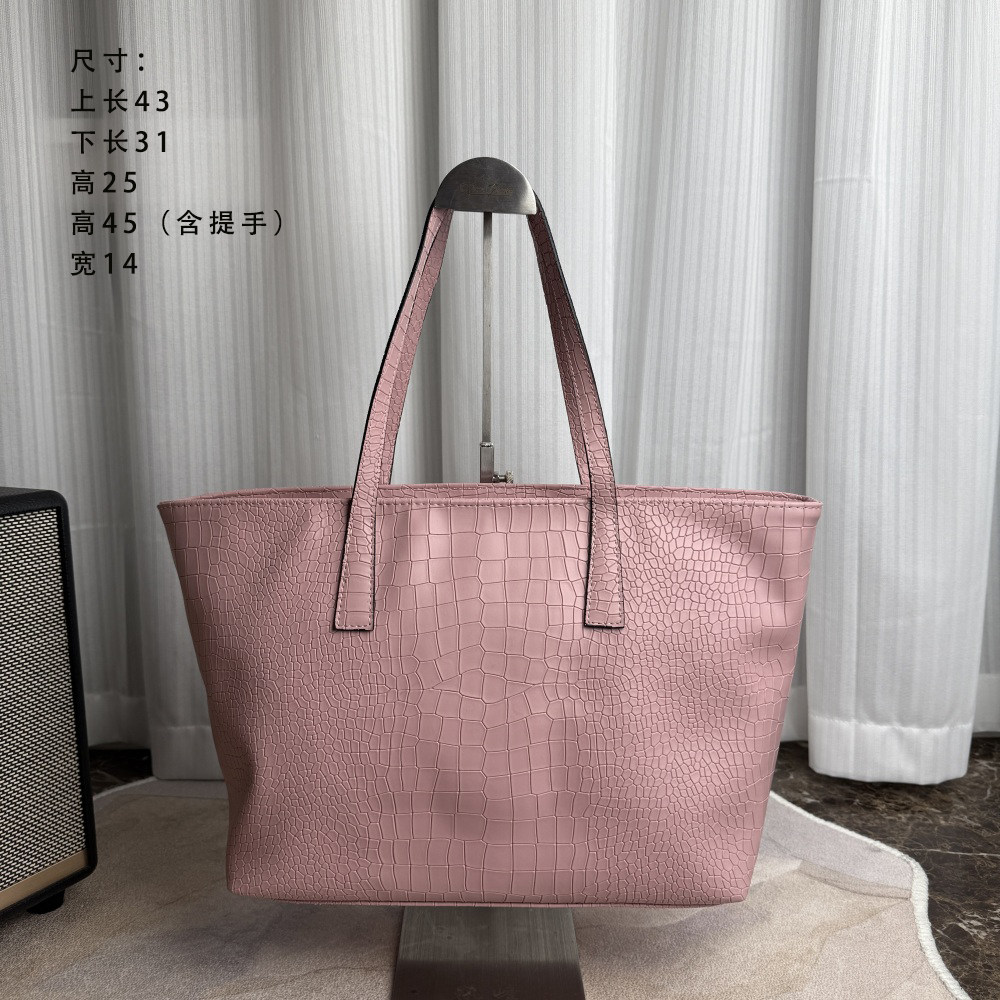【尾货】托特包手提包单肩包石头纹时尚OL通勤大容量轻便大包6191