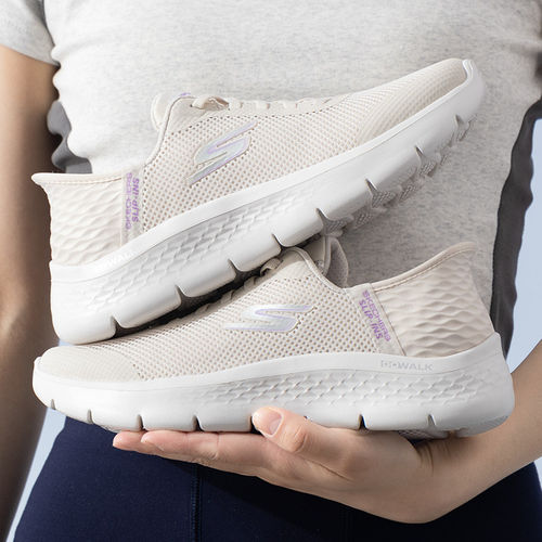 斯凯奇正品女鞋GO WALK FLEX运动鞋一脚穿健步鞋轻便减震休闲鞋潮
