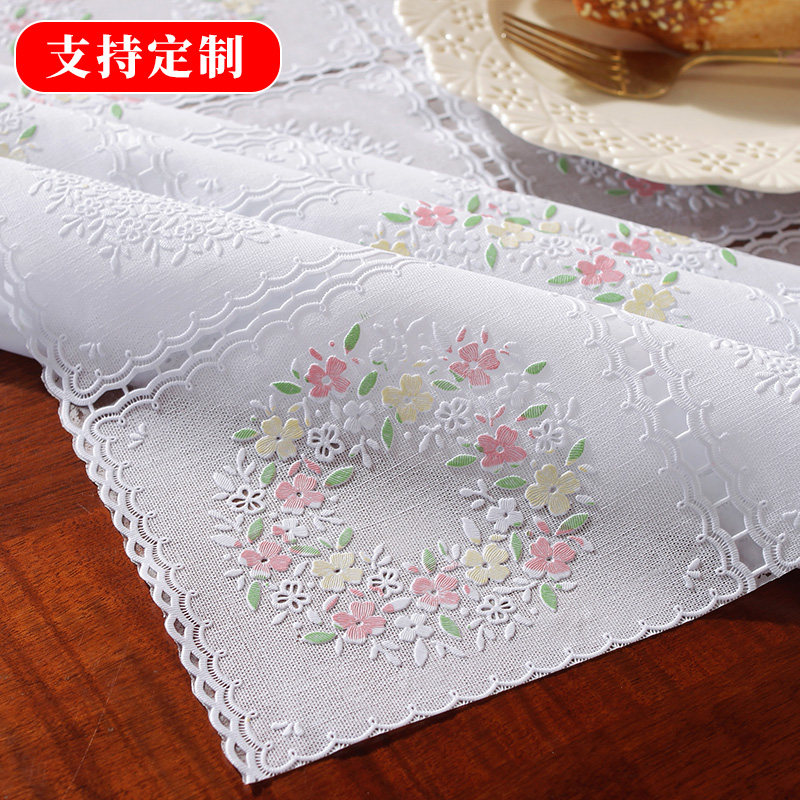 桌布防水防烫防油免洗蕾丝PVC餐桌布北欧茶几桌垫书桌ins学生布艺,居家布艺,桌布,淘宝优惠券,粉丝福利购,淘宝优惠卷