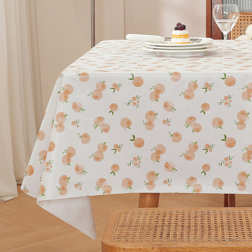 小清新田园风格防水防油免洗书桌餐桌台布茶几垫