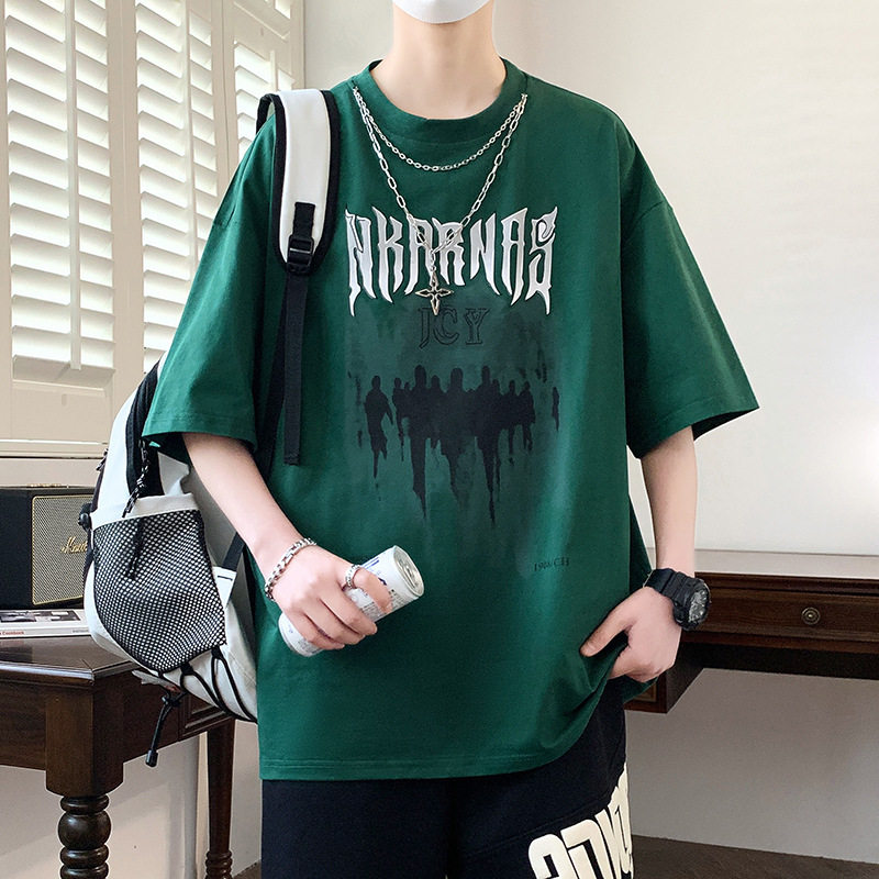 13青少年短袖t恤男孩12-15岁初高中学生帅气夏装14潮流运动体恤16