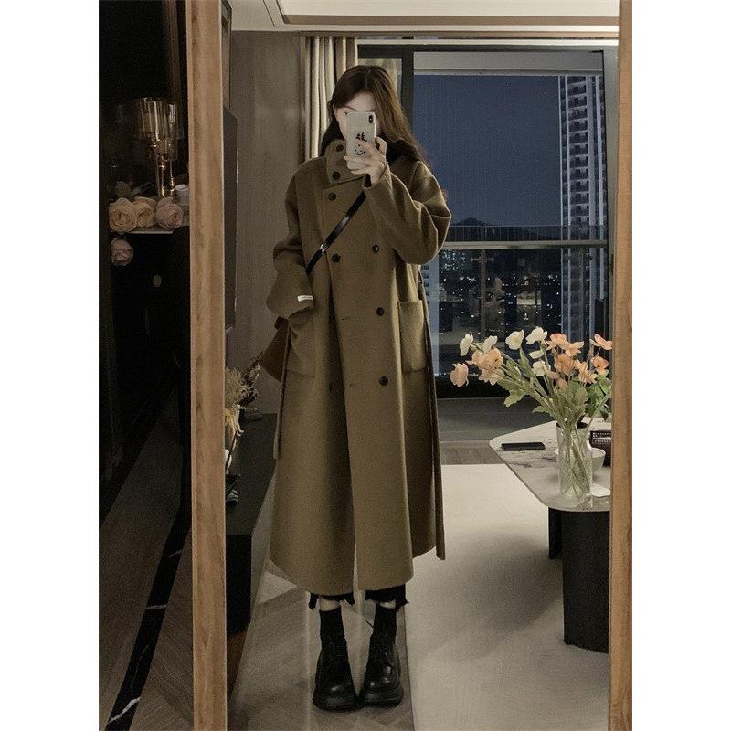 风衣外套女2025年新款秋季英伦风中长款小个子今年流行卡其色大衣