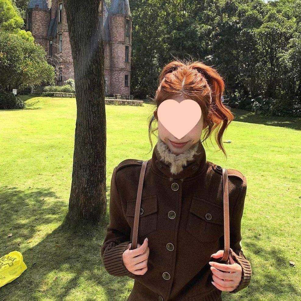 Pinksoya 松茶可可 感复古金属扣外套女秋季新款呢子外套上衣,女装/女士精品,大码呢大衣,淘宝优惠券,粉丝福利购,淘宝优惠卷