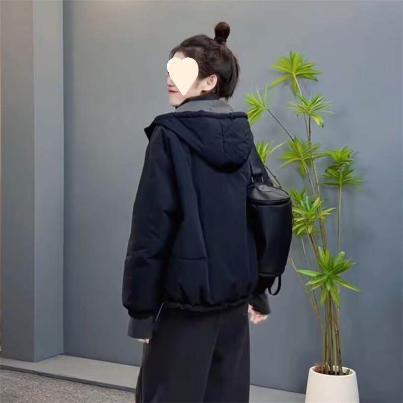 超好看外套女款新款秋冬季连帽短款休闲夹棉加厚保暖棉服,女装/女士精品,棉衣/棉服,淘宝优惠券,粉丝福利购,淘宝优惠卷