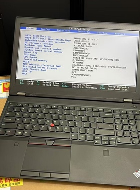 未使用ThinkPad联想P52 P53 P15大屏工作站办公笔记本电脑设计P51