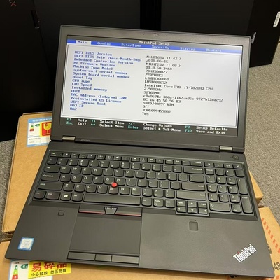 未使用ThinkPad联想P52 P53 P15大屏工作站办公笔记本电脑设计P51