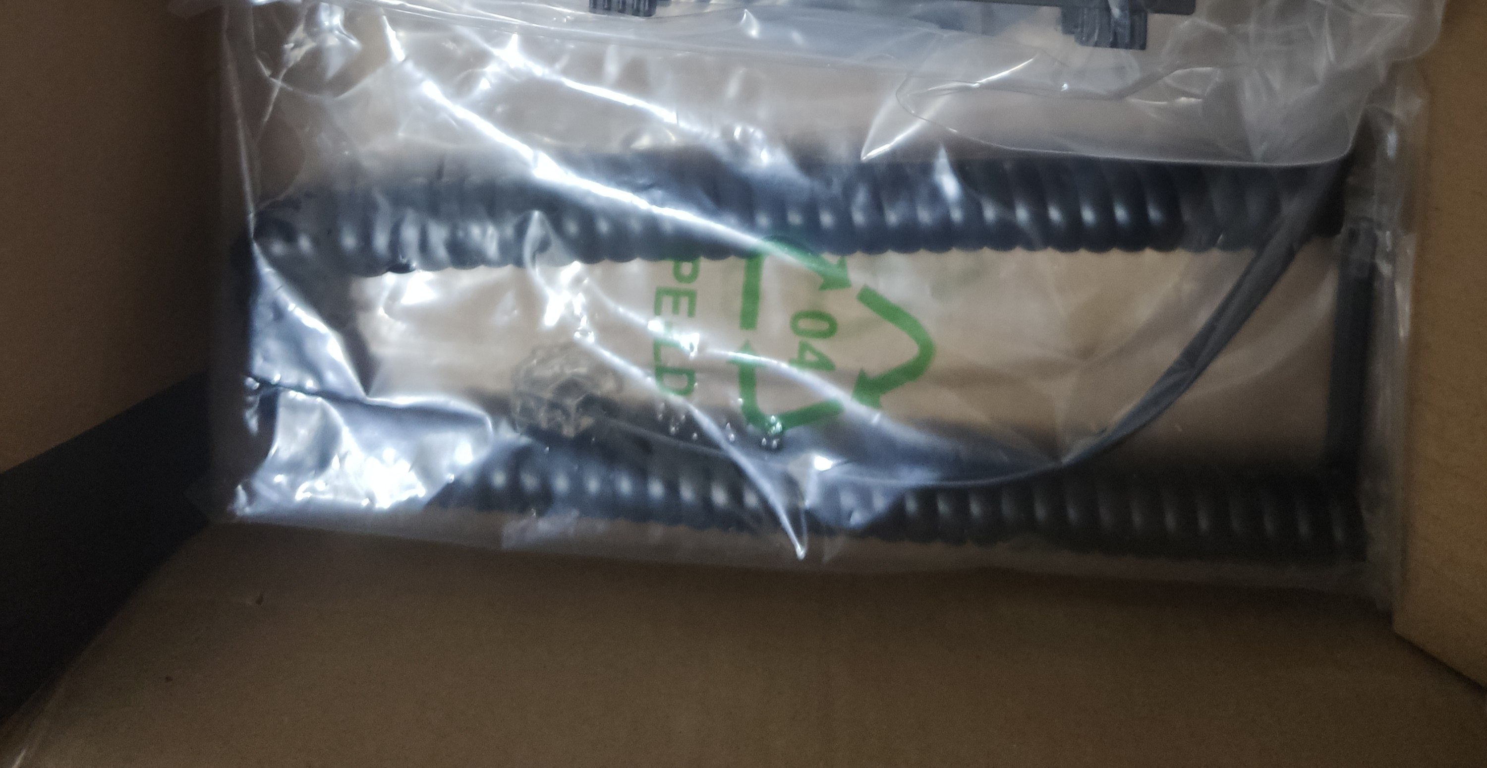 电话线全新四芯RJ11电话线1.5m电话听筒线通用线手柄曲线