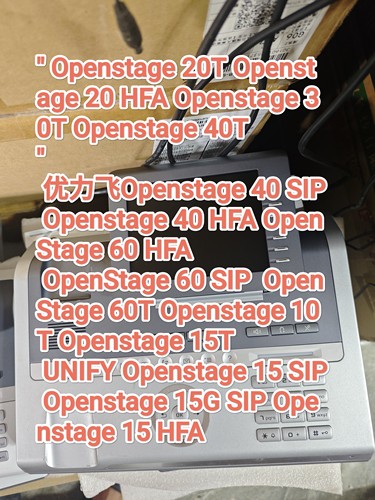 UNIFY Openstage 15 SIP Openstage 15G SIP Openstage 15 HFA